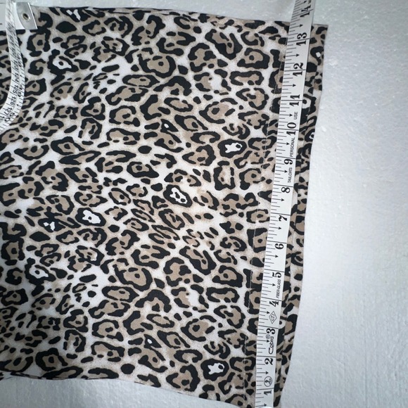 Maeve Leopard Print Wide Leg‎ Pants Womens Size M Flowy Elegant Pleated - Picture 6 of 8